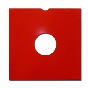 Pack of 25 x Red 12'' Vinyl LP Record Album Card Sleeves/Covers High Quality - Picture 1 of 1