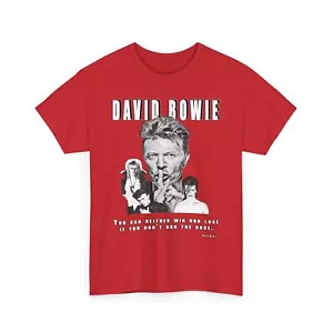 David Bowie - citazione - T-shirt unisex, maglietta, felpa, felpa con cappuccio, regalo, nuovo - Foto 1 di 53