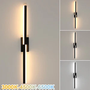12W 80cm Modern LED Wandleuchte 3-Farbwechsel Wandlampe Wohnzimmer Treppen Küche - Bild 1 von 11
