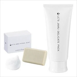 LC love cosmetic LC's Jamu Herbal Soap Delicate Pack Set Japan Official new - Picture 1 of 7