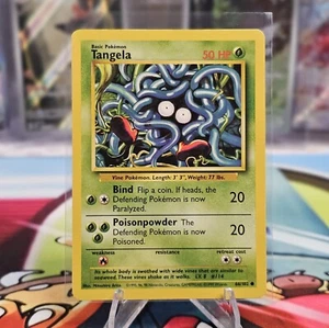 Tangela 66/102 Set Base Illimitato Vintage WOTC 1999 LP - Foto 1 di 2