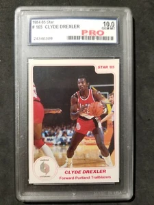 1984-85 STAR CLYDE DREXLER card # 165 (PRO 10 graded) - Picture 1 of 2
