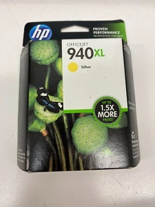 Genuine OEM HP 940XL Yellow OfficeJet C4909AN / New - Exp 05/14 - Picture 1 of 2