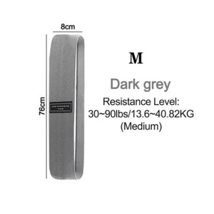 Fitness Resistance Band Buttocks Expansion Fitness Cloth Rubber Band Elastic Exp - Picture 1 of 30