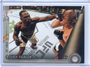 2015 TOPPS UFC CHRONICELS SILVER PARALLEL DEREK BRUNSON #177 - Picture 1 of 3