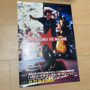 Rage Against the Machine Poster Sony Records 1997 Vintage Japan Rare - Picture 1 of 4