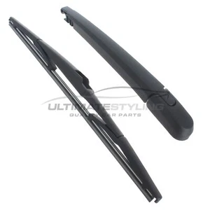 Rear Windscreen Wiper Arm & Blade Set 35cm 14" Inch Fits Kia Carens UN 2006-2013 - Picture 1 of 3