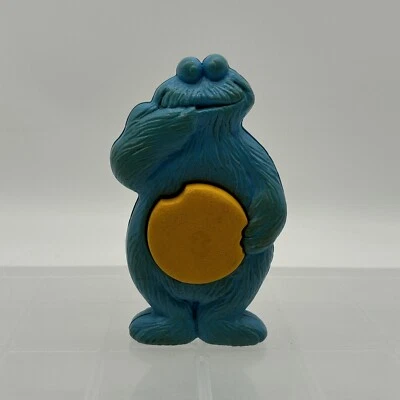 1979 Gabriel CBS Cookie Monster brinquedo chocalho e guincho! - Imagem 1 de 4