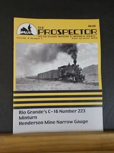 Prospector Rio Grande Modeling & Historical Society Vol 4 #1 2005 1st qtr C-16 # - Picture 1 of 2