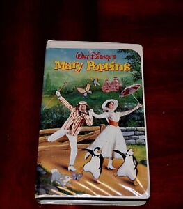 MARY POPPINS DISNEY CLASSIC VHS 1997 Limited Edition Collectors Release RARE ART
