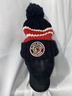 Chicago Blackhawks Ccm Nhl Vintage Logo Winter Toque Pom Hat Cap