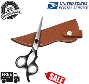 Professional Barber Hair Cutting Scissor Sand & Black Shears Size 6" NEW USA - Picture 1 of 4