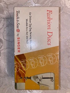 Touch & Sew By Singer 12 Fashion Discs For Deluxe Zig Zag #620 #625 #628 - Picture 1 of 8