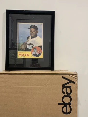 1963 Topps STYLE WILLIE MAYS (custom Mini Poster) Frame Not Included (READ) Cover
