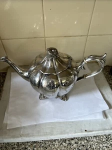 Vintage Silber Teller Teekanne gemarkt 752/4 - Bild 1 von 12