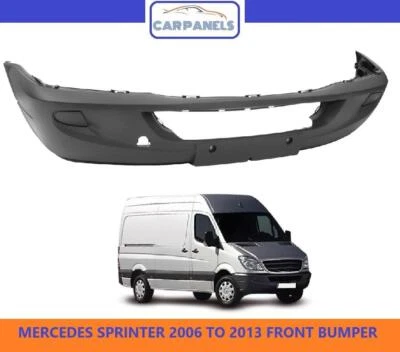 MERCEDES BENZ SPRINTER MK3 FRONT BUMPER 2006-2013 NO FOGS 90688001709B51 - Image 1 of 4