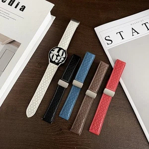 Bracelet Cuir Magnétique Pour Galaxy Watch 7 Fermeture Rapide 22mm - Zdjęcie 1 z 34