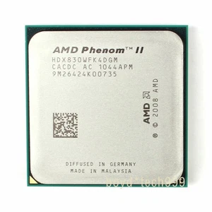 AMD PHENOM II X4 830 PROCESSOR 2.8GHZ/6M/667 (HDX830WFK4DGM) SOCKET AM2+/AM3 CPU - Picture 1 of 1