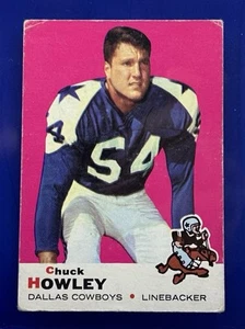 Chuck Howley Dallas Cowboys 1969 Topps #97 Salón de la fama - Imagen 1 de 2