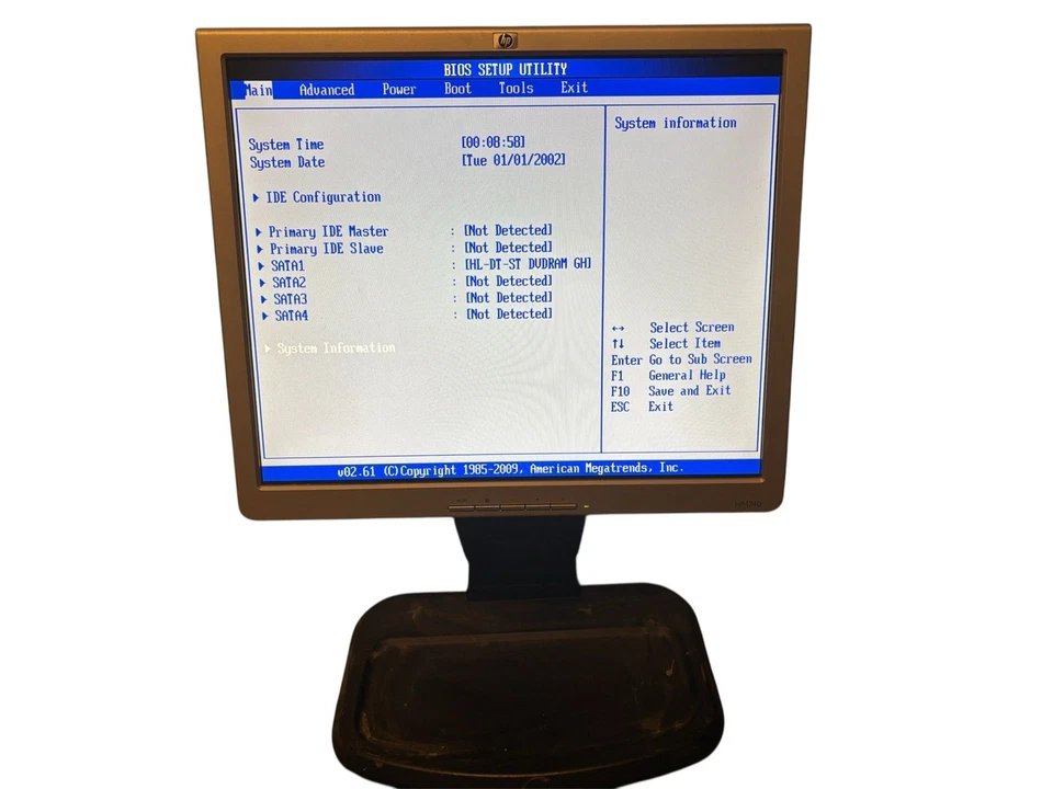 HP L1740 LCD Monitor - Image 1 of 4