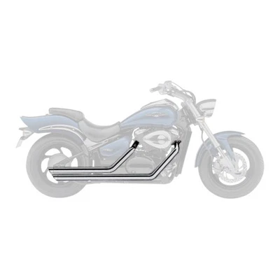 Cobra Streetrod Slash-Down Chrome Exhaust System (3917) - Image 1 of 2