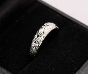 Schöner Ring aus aufwendig geschliffenem Sterlingsilber Größe P1/2 - nie getragen - Bild 1 von 12