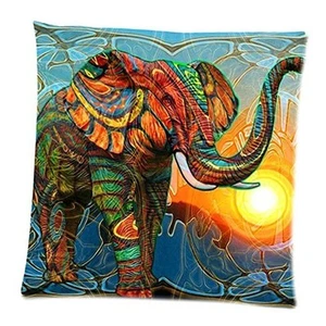 Aztec Elephant Decorative Pillow Case Protector (20inch) - Picture 1 of 2