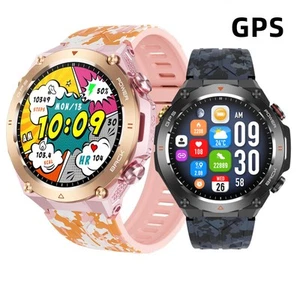 Smartwatch Męski wytrzymały wojskowy Bluetooth Połączenie GPS Track Wodoodporny smartwatch - Zdjęcie 1 z 28
