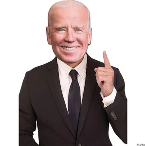 Photorealistic Joe Biden Plastic Half Mask - One Size - Picture 1 of 4
