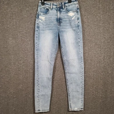 American Eagle Stretch Distressed Regular Women's Jeans Size 00 - Image 1 of 4