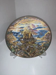Franklin neuwertig Erbstück limitierte Auflage Teller Bill & Bell ZWEI VON ZWEI Arche Noah - Bild 1 von 2
