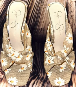 JESSICA SIMPSON || Sandalia Mayxie Slide-On en Margarita - Talla 6.5 🌼 - Imagen 1 de 11