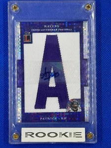 Allen Patrick - 2008 Topps Letterman Football - Auto Jersey Patch - Numbered /15 - Bild 1 von 2