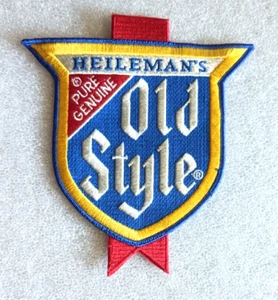 Parche de cerveza Heilemans puro genuino estilo antiguo - tamaño grande de 8", sin usar nuevo en stock - Imagen 1 de 5