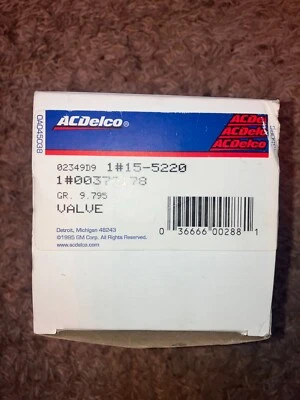 NOS/ NIB GENUINE ACDELCO GM 370178 15-5220 HEATER CONTROL VALVE - Image 1 of 4