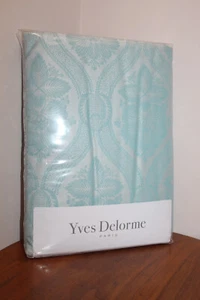 YVES DELORME NIL BLEU DUVET COVER 100% ORGANIC COTTON SATEEN FLORAL QUEEN SIZE - Picture 1 of 3