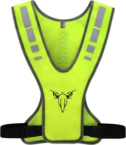 Reflective Running Vest, High Visibility Running Gear with Large Pocket - Picture 1 of 8
