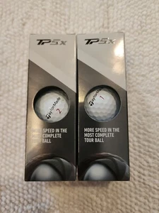 2 Sleeve of Taylor Made TP5X Mc New Golf Balls Lot Of 6 - Picture 1 of 1