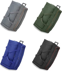 Maleta de viaje con ruedas bolsa de lona rodante de poliéster de 22"/30"/36" - Imagen 1 de 29