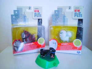 The Secret Life Of Pets Action Figure bundle  Ripper, Widget, Buddy 2 new MOSC - Picture 1 of 5