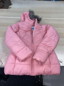 Columbia Pink Rose Katelyn Crest Puffer Jacket w/Hood Girls Size Youth L. NEW - Picture 1 of 7
