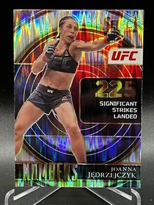 2022 Panini Select UFC - Joanna Jedrzejczyk Numbers Silver Flash Prizm #30 - Picture 1 of 2