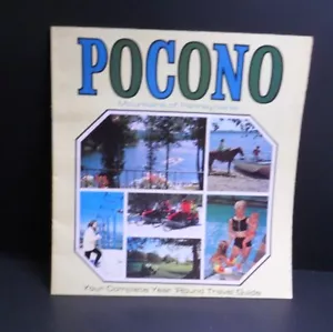 GUÍA DE VIAJE POCONO MOUNTAINS DE COLECCIÓN DE 1970 - Imagen 1 de 5