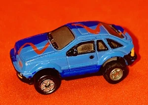 Vintage Micro Machines Merkur XR4Ti Snap Backs Blue 1990 Galoob - Picture 1 of 5