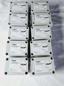 New 10 Pack - Fibox PBPC B 85 G 1M 4.3"x3.1"x3.3" Polycarbonate Box Enclosure - Picture 1 of 4