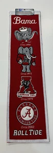 Alabama Crimson Tide NCAA Winning Streak Embroidered Heritage Banner! - Picture 1 of 6