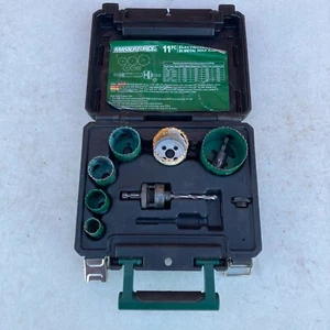 Masterforce Bi-Metal Hole Saw Kit - 10 Piece Plumbing, Carpenter, Electrician - Picture 1 of 10