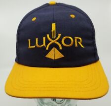 Luxor Las Vegas  Baseball hat Cap Adjustable Yellow Blue Advertising Hotel Z13
