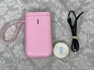 Pink NIIMBOT D11 Label Maker Thermal Print w/Tape Wireless and Rechargeable (J2) - Picture 1 of 8