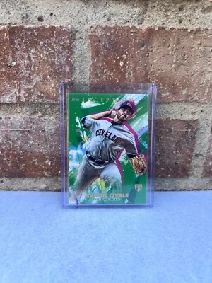 2020 Topps Inception Green #20 Aaron Civale RC - Image 1 of 2